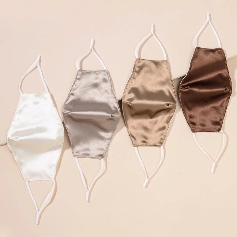 4 Pack Satin Face Mask